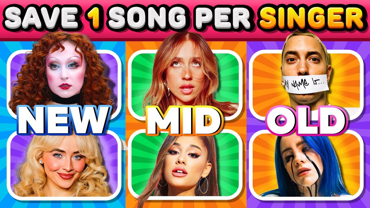 Save One Song Per Singer 🎤OLD vs MIDDLE vs NEW 🎶Most Popular Artists | Music Quiz 2025