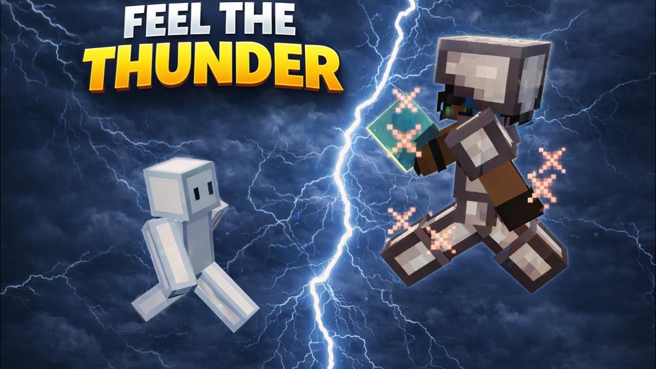 Feel the thunder(skywars montage]hive&div&tidal)#montage #pvp #mobile #bedrock
