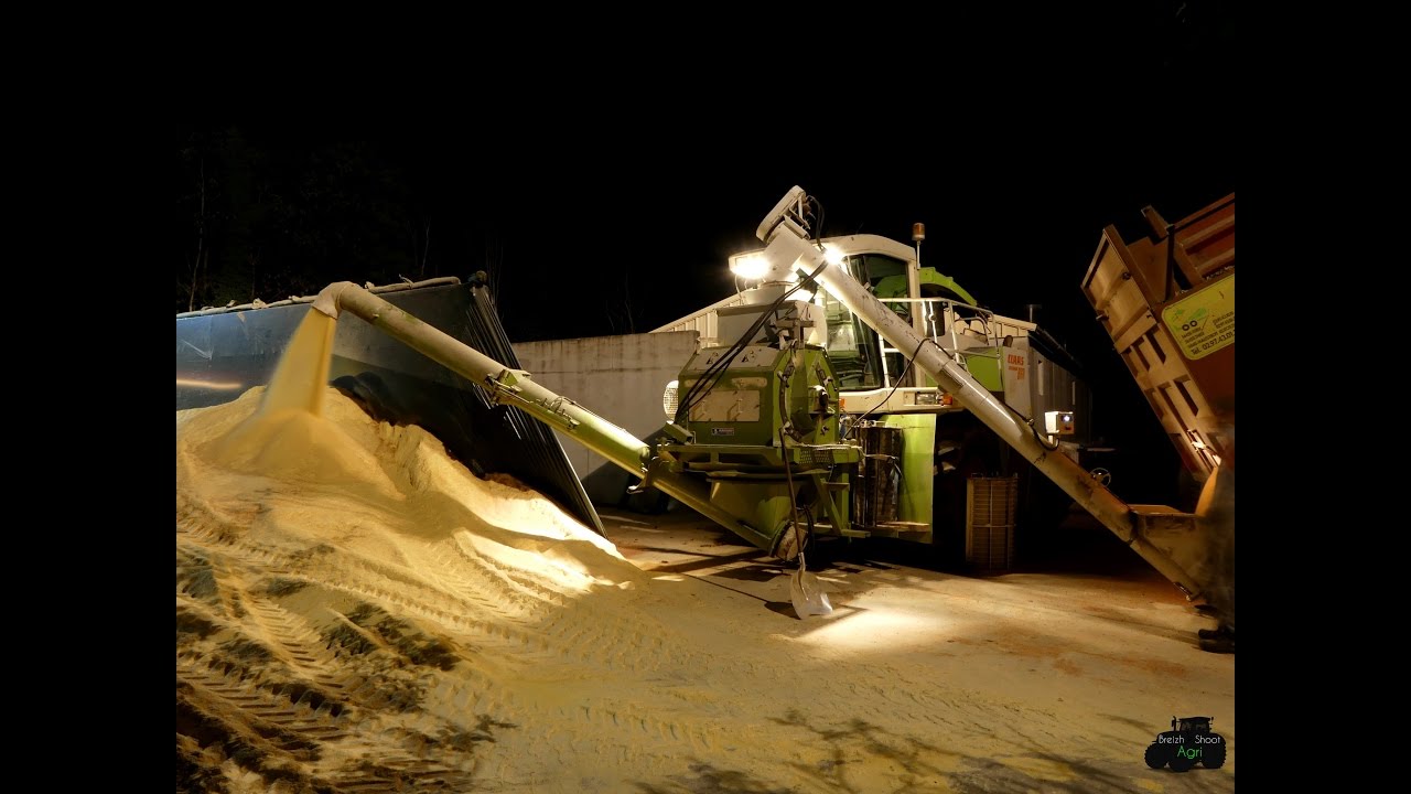 Maïs grain humide 2016 & broyage de nuit | Claas & Massey ferguson | Pure sound