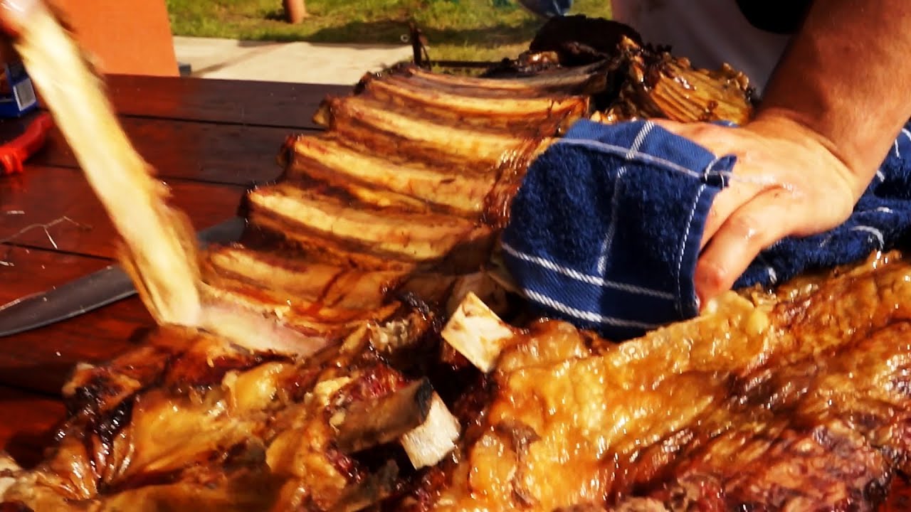 Como hacer un Costillar a la Cruz - Locos X el Asado