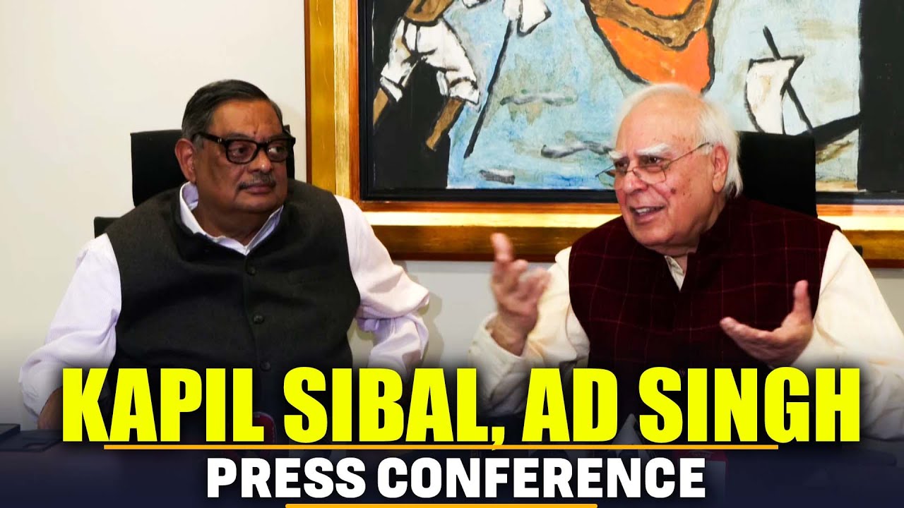 Rajya Sabha MP Kapil Sibal, RJD MP AD Singh Briefing |Bihar Election | Special trains from Haryana