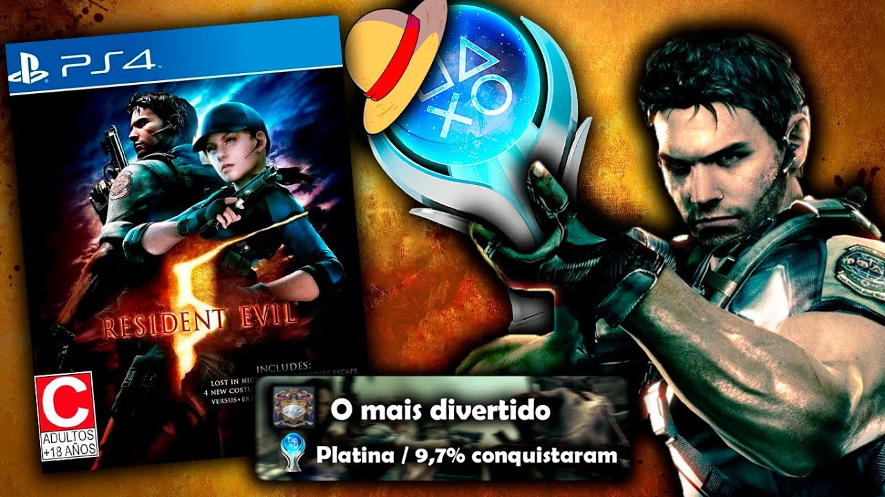 A PLATINA DE RESIDENT EVIL 5 É PURA NOSTALGIA