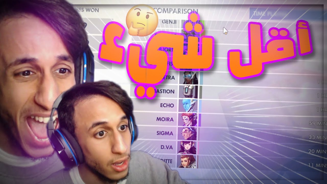 أقل شخصيات اللعب فيها  😬!