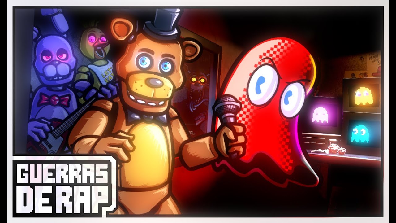 Animatrónicos (FNAF) vs Fantasmas (PAC-MAN) - Guerras De Rap (ft. Varios)
