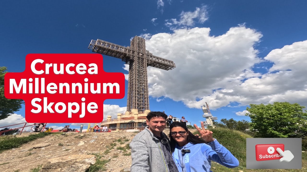 Millennium Cross Skopje &ndash; cea mai mare cruce din Balcani #calatorii #macedonia #millenniumtravel