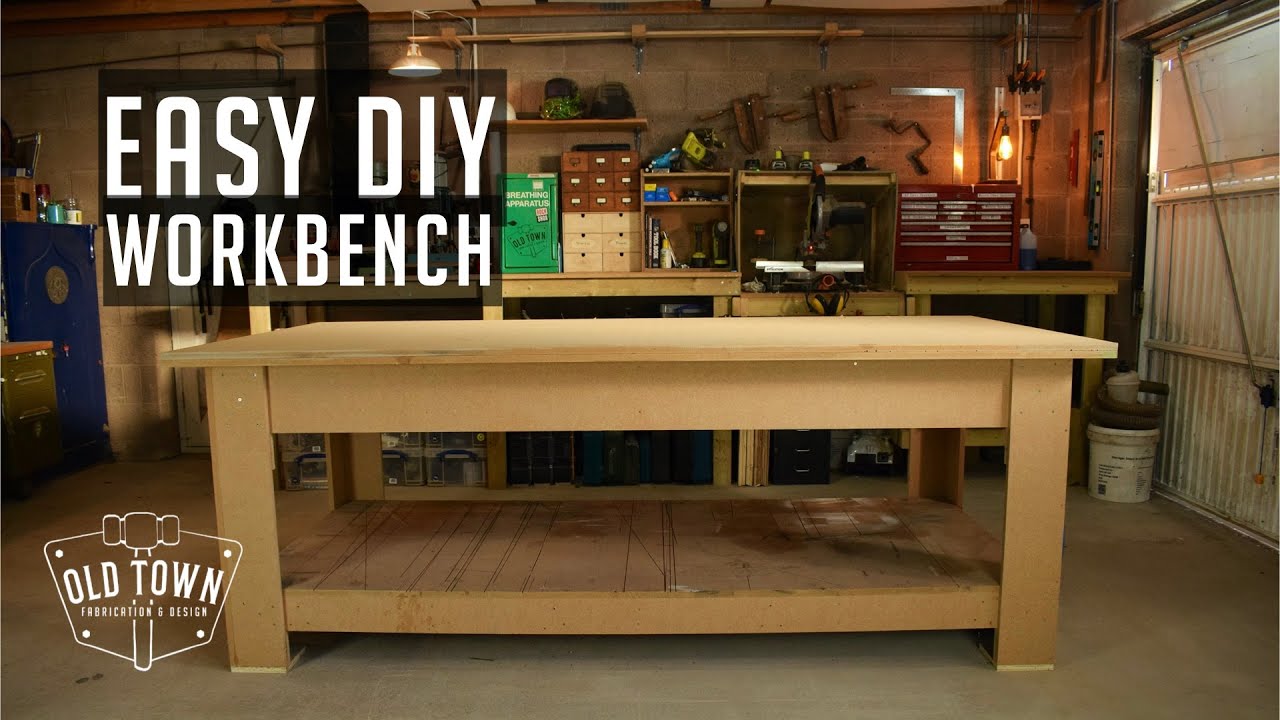 Simple Solid 8x4 Workbench | Woodworking Workshop Projects | Old Town Fabrication & Design |