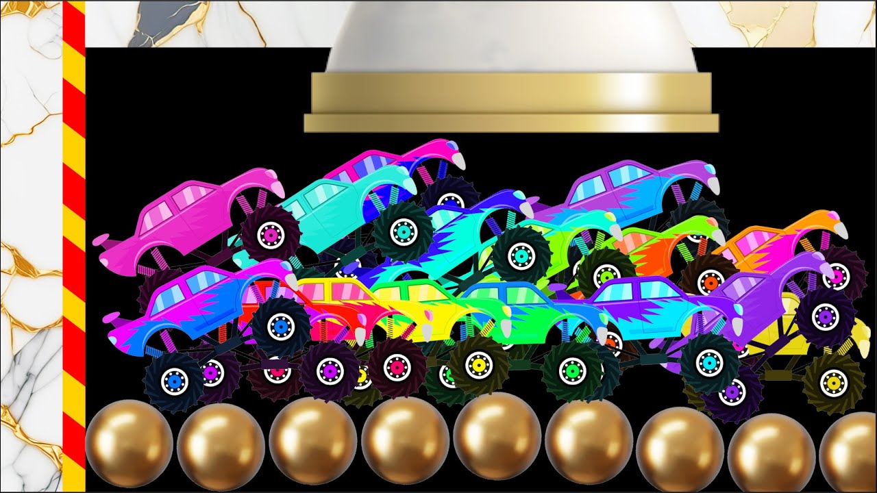 Гонка на выживание в Альгоду — Stickman Monster Truck Battle #5