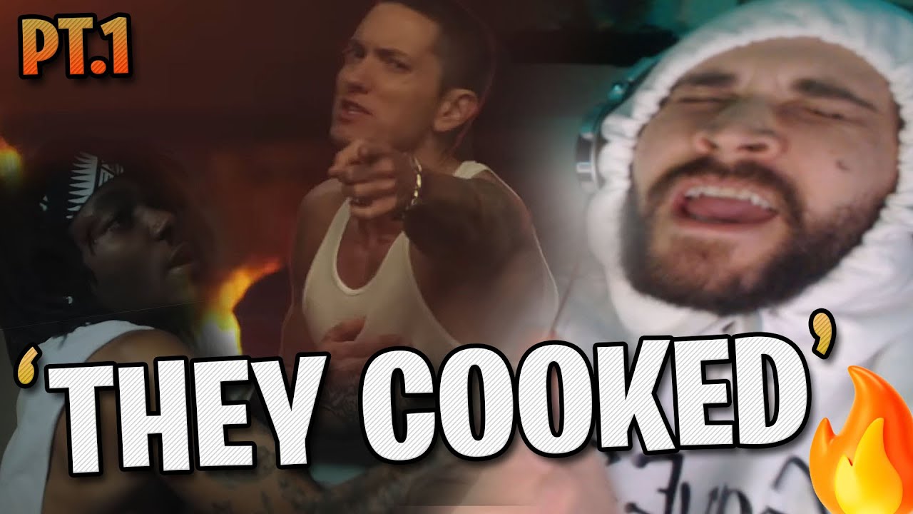 JID - Animals ft. Eminem (Official Lyric Video) PT1 REACTION