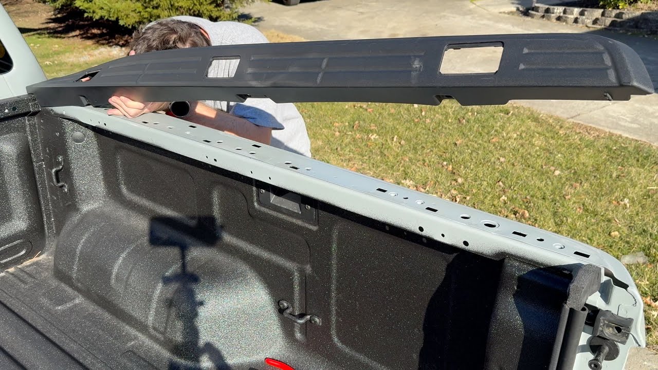 Sealing bedrails on my 2024 Ranger in prep for camper install