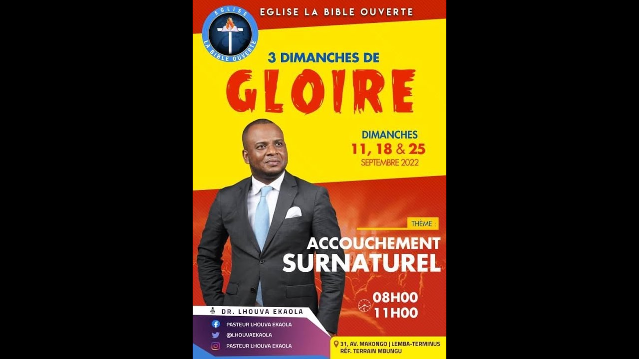 - CULTE DU DIMANCHE 25/09/2022 -  