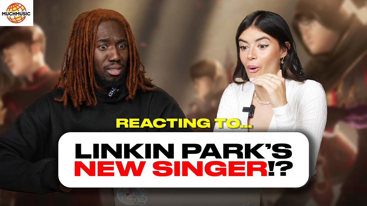 Showing My Friend The NEW Linkin Park Singer... Heavy Is The Crown - REACTION (League of Legends)