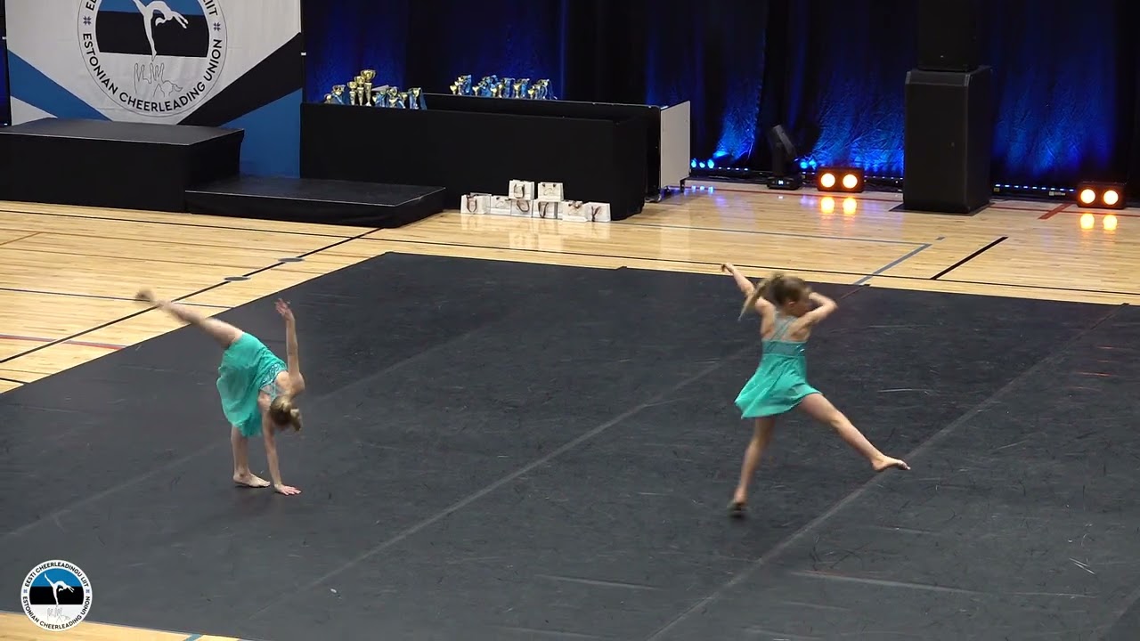 ESTONIAN CHEER OPEN 2025💙🖤🤍Cheer Jazz Doubles Primary LifeDance Stuudio Rusovitš, Silver