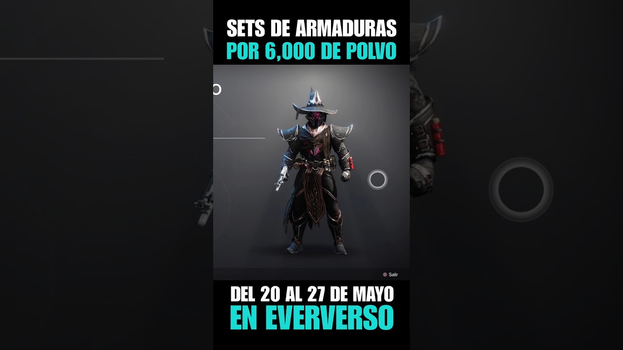 SETS DE ARMADURAS GRATIS POR POLVO EN EVERVERSO