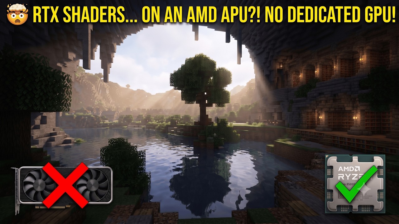 Minecraft Derivative Shaders on AMD Ryzen 5 8500G (NO Dedicated GPU!)