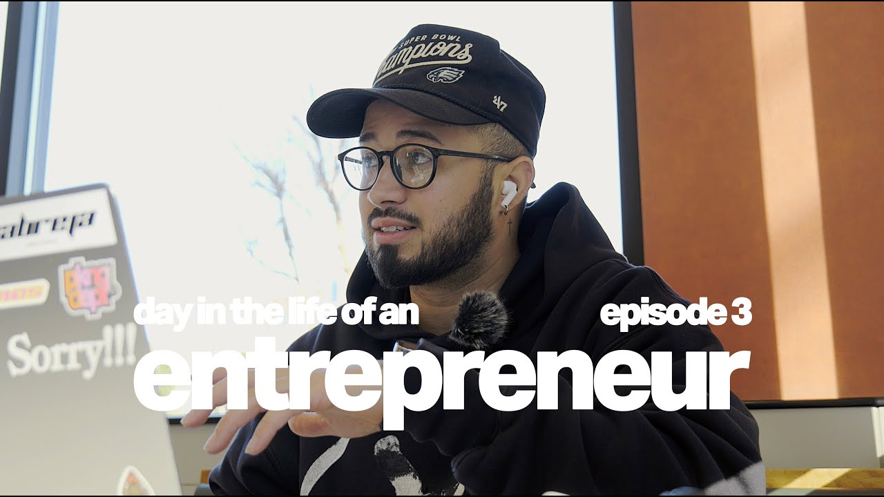 Day in the Life of an Entrepreneur | Business Goals + Client Meetings & Shoot