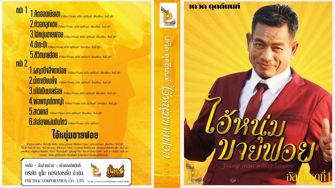 หมอลำเดวิด ตุดถีนนท์ -【FULL ALBUM ไอ้หนุ่มขายฟอย】| PLAYLIST ALBUM