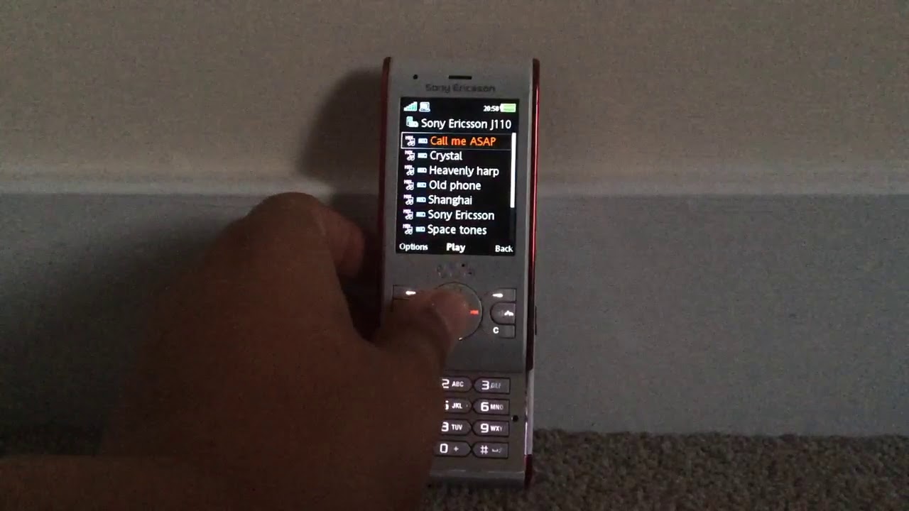 Sony Ericsson J110 Ringtones on Sony Ericsson W595
