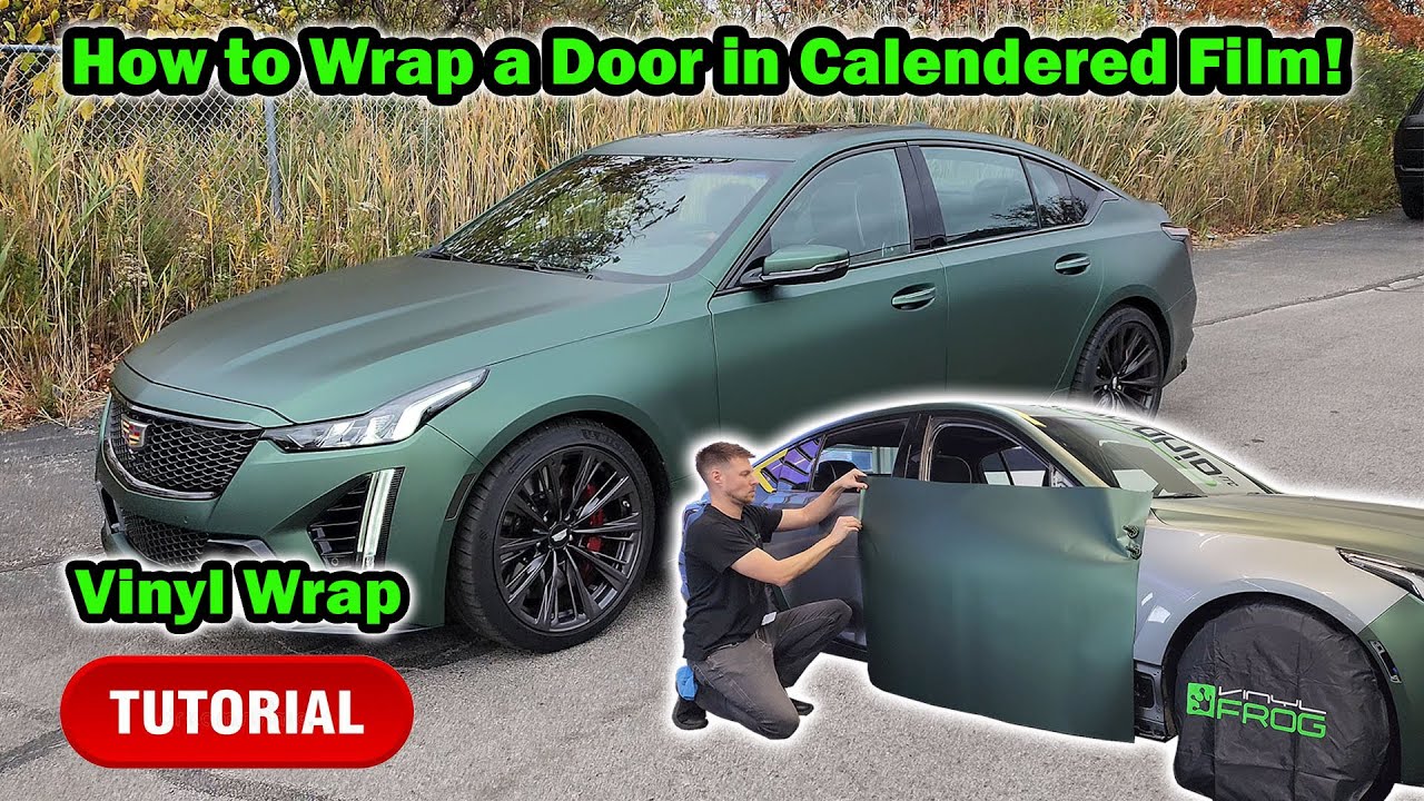 How to Vinyl Wrap a Door in Calendered Film (Vinyl Frog)