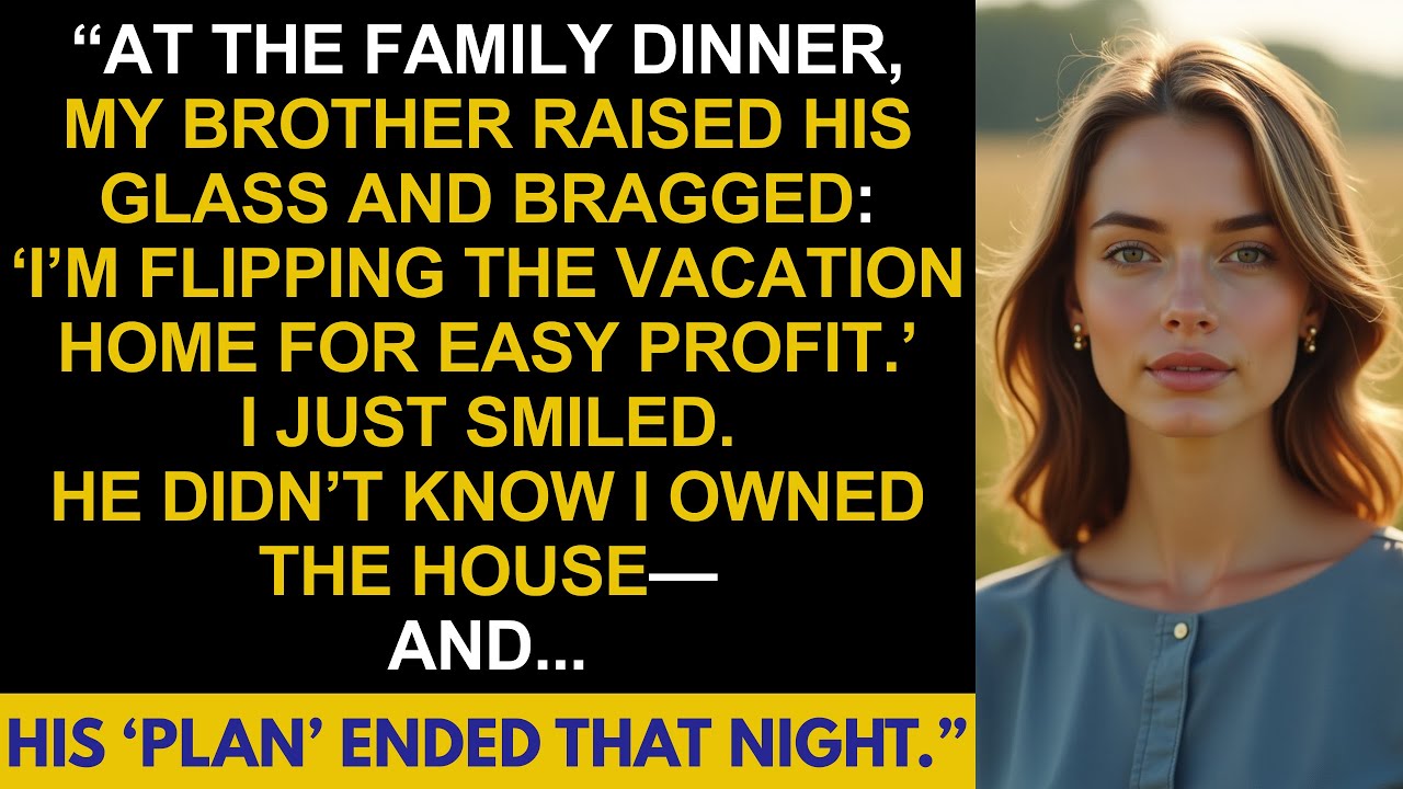 At A Family Dinner, My Brother Bragged About Profiting From A Vacation Home He Didn’t Know I Owned