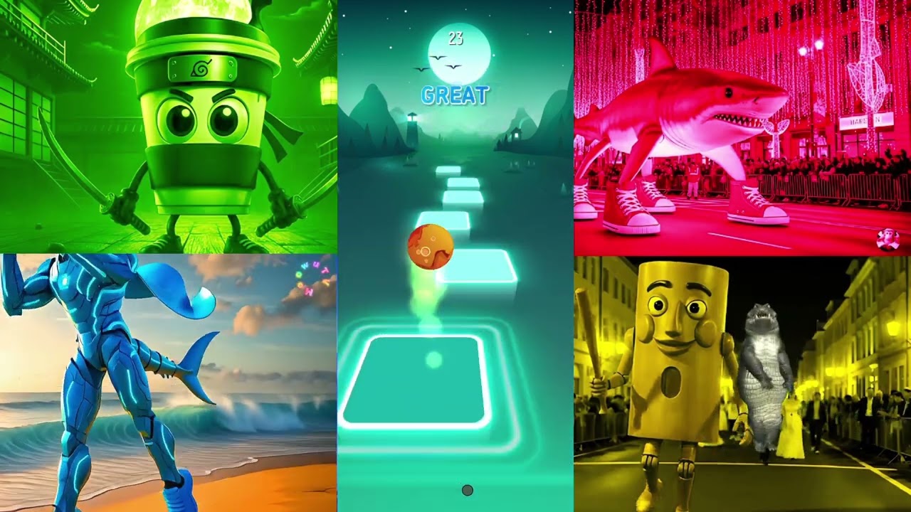 ITALIAN BRAINROT EXE 4 COLORS 4 MUSIC🎧#ItalianBrainrot #TungTungTung #TralaleroTralala #lyrics