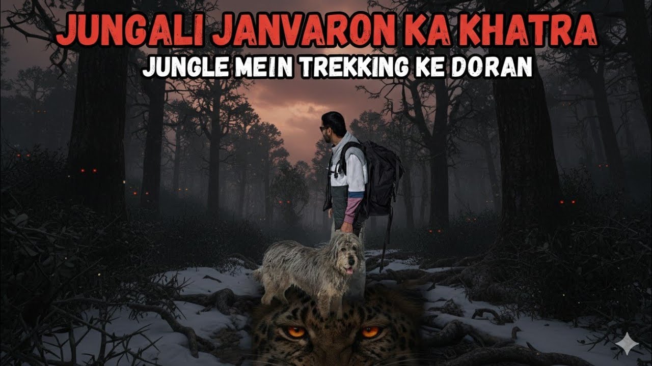 बर्फ में ट्रेकिंग के दौरान, कुत्ते ने बचाया जंगली जानवरों से ! Snowfall | Snow Trekking | Gaddi Dog 