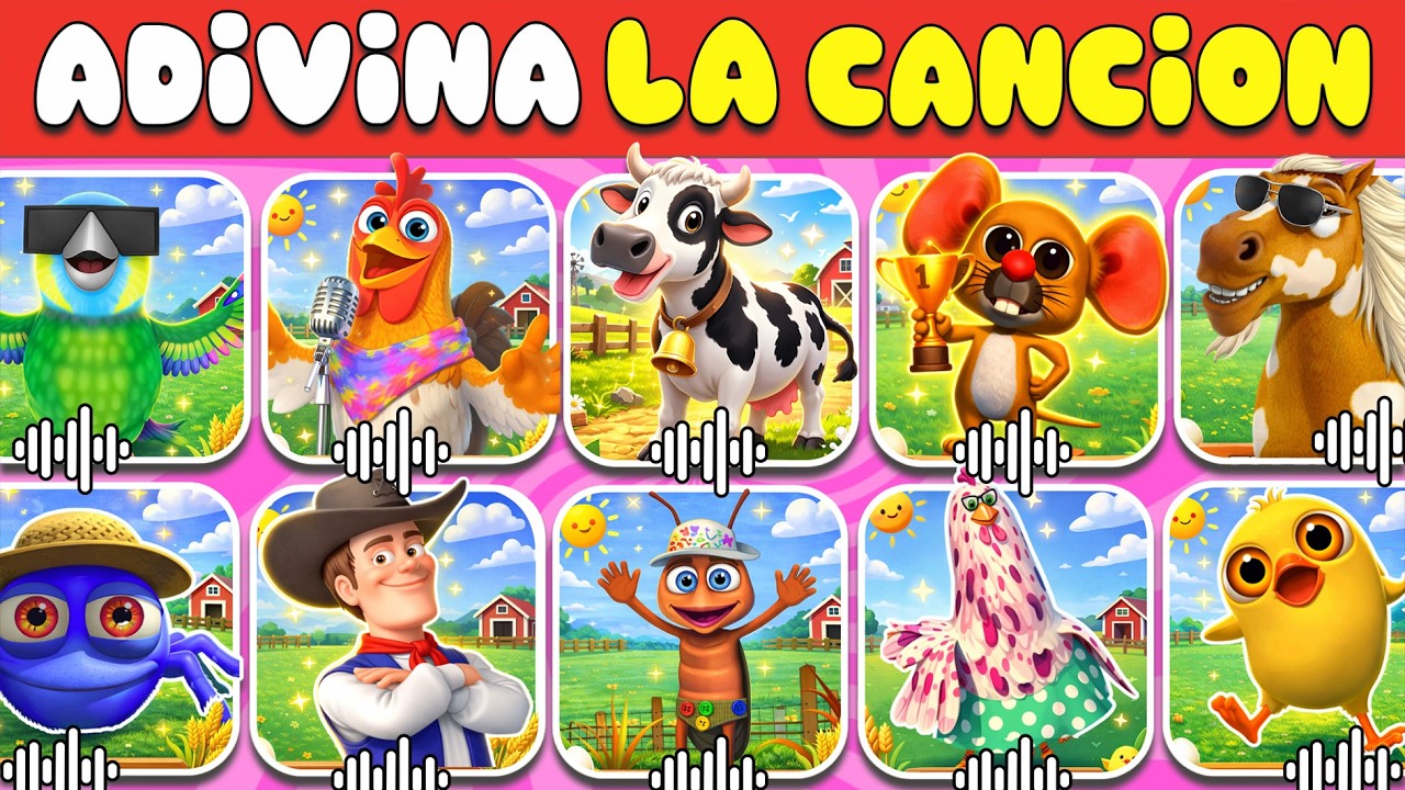 ¡Adivina Las CANCIONES De EL REINO INFANTIL!😍🎶Granja De Zenón❤️ ¿Como se llama la Canción🎵