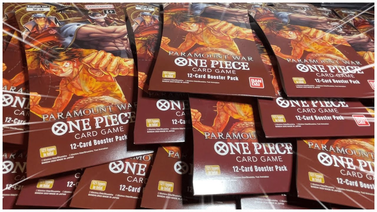 One Piece Card Game | Opening 30 OP-02 Paramount War Booster Packs! | Pack Opening Set 2
