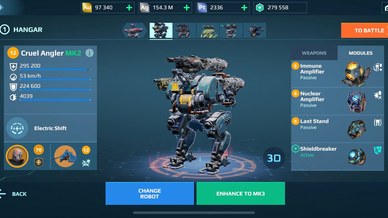 Angler Hammer Beak Drone Shieldbreaker | War Robots Gameplay