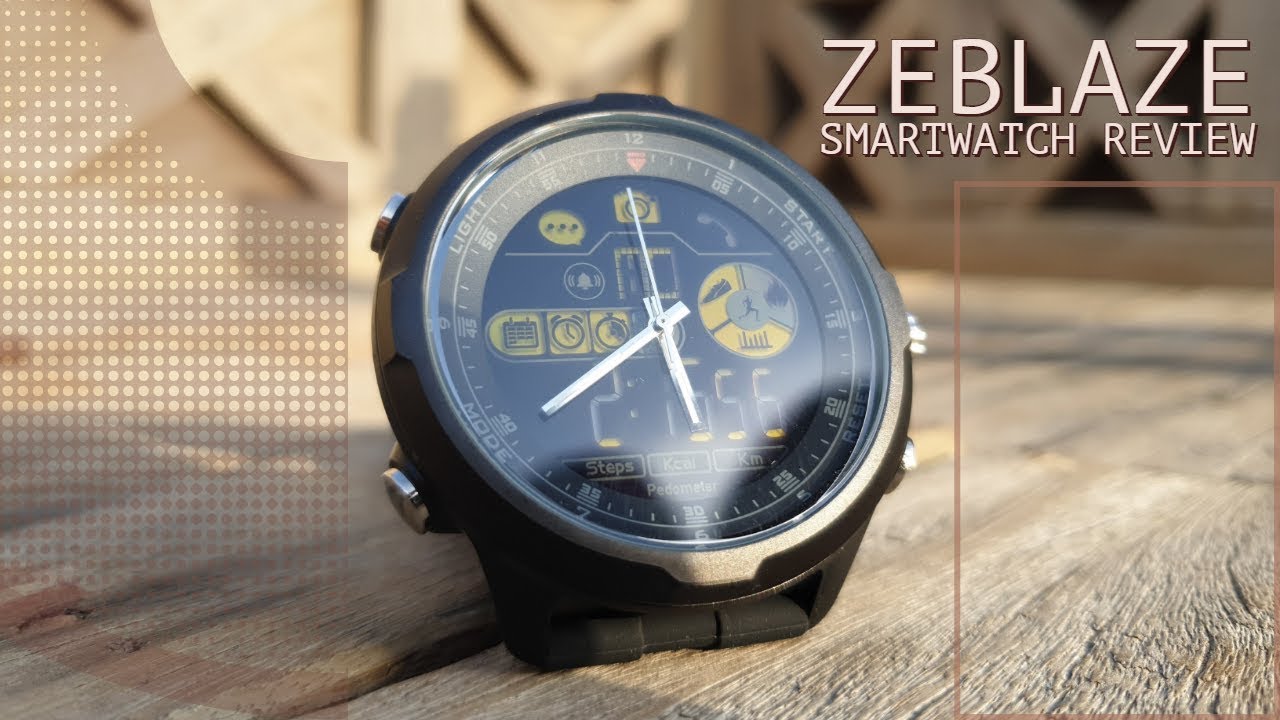 Zeblaze Vibe 4 Hybrid Smartwatch Unboxing and Review Banggood 2019