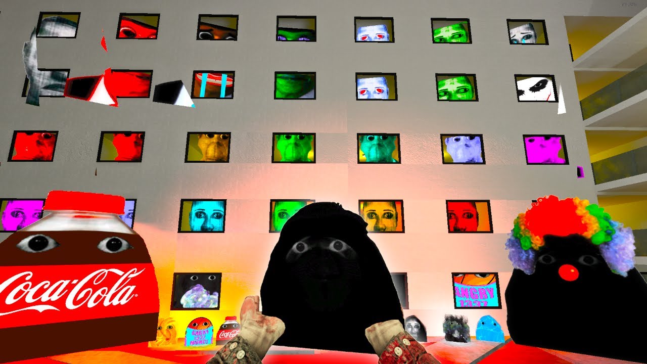 Saving Baby Munci From Full Hotel Of Angry Munci Family, Obunga Family and Selene Squad Nextbot Gmod