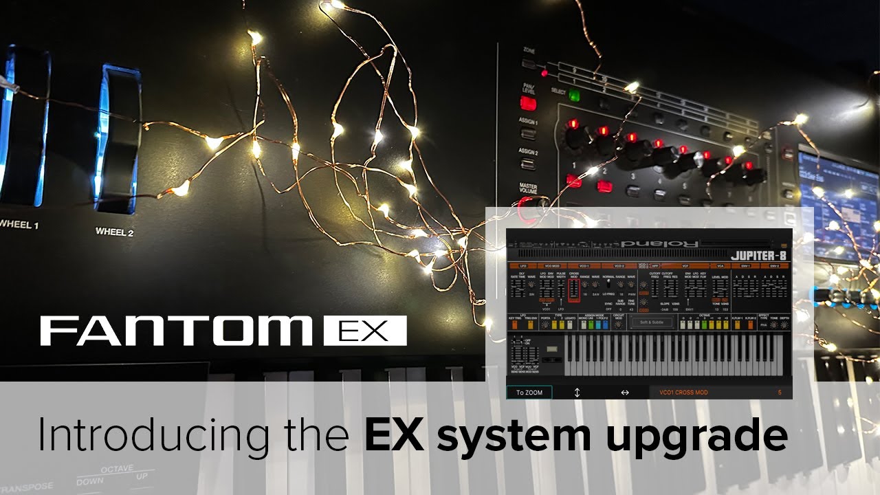 Roland Fantom EX update - All the new system features