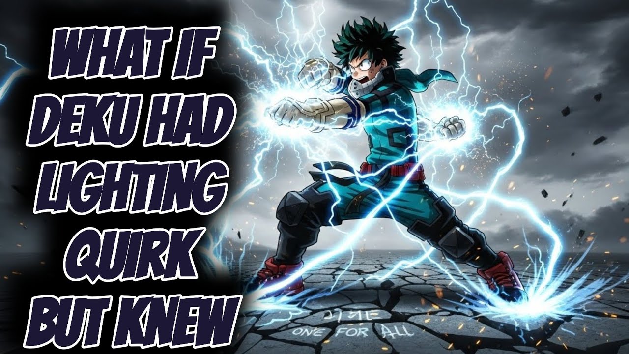 what if deku had lighting quirk but knew martial arts as well