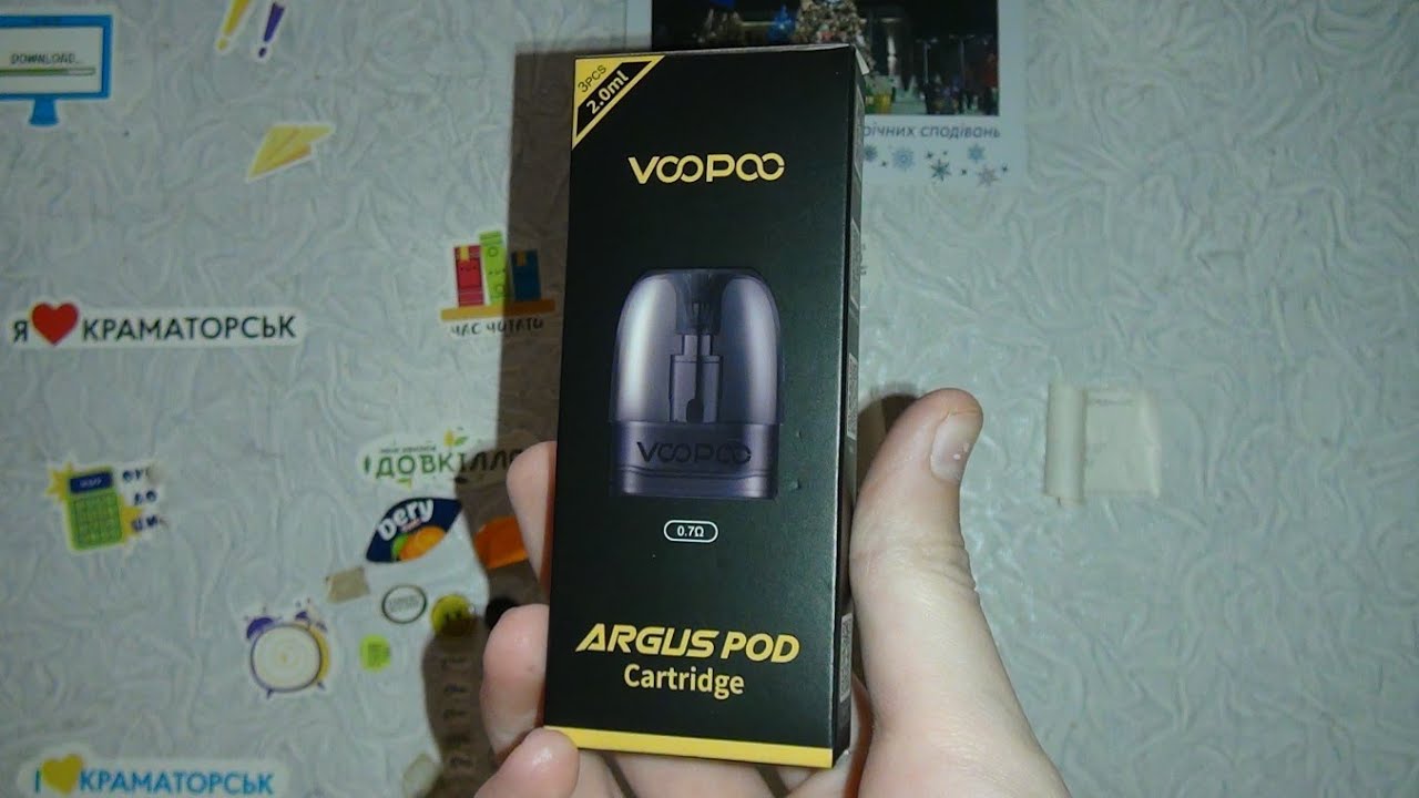 VOOPOO ARGUS POD CARTRIDGE - УПАКОВКА (В НІЙ НІЧОГО НЕМАЄ) / Nitro Electronics