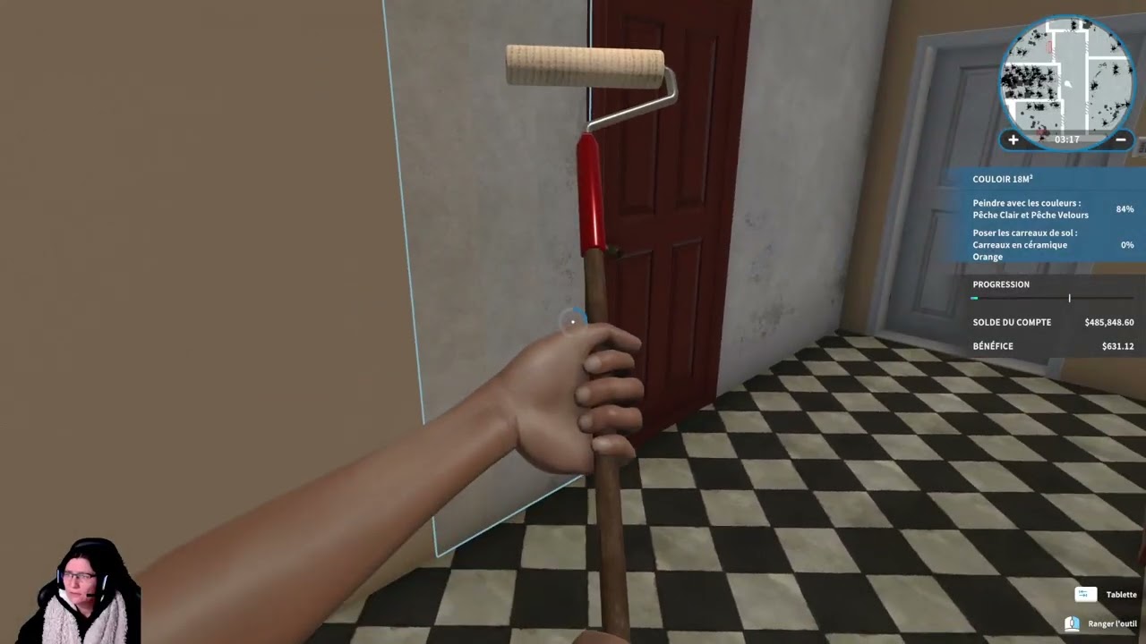 Ce matin c'est bricolage sur House Flipper episode 16