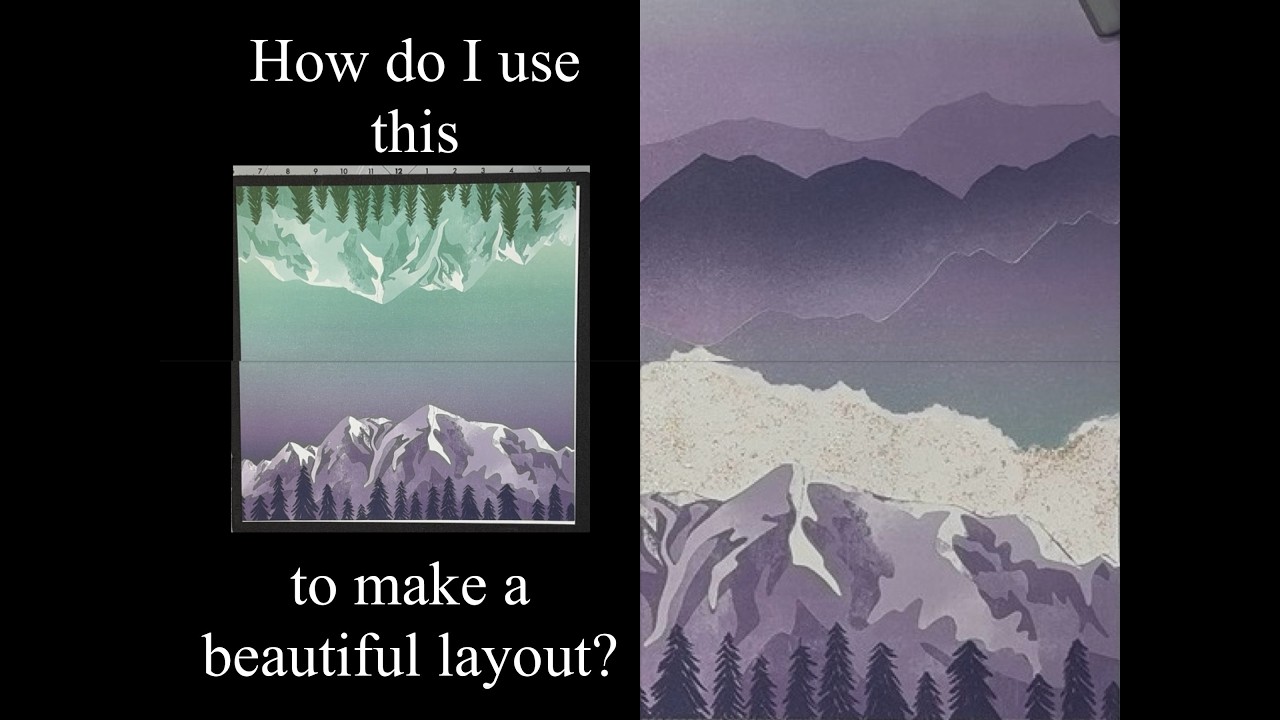 Scrapbooking “Unusable” Patterned Paper Process Video Stampin’ Up