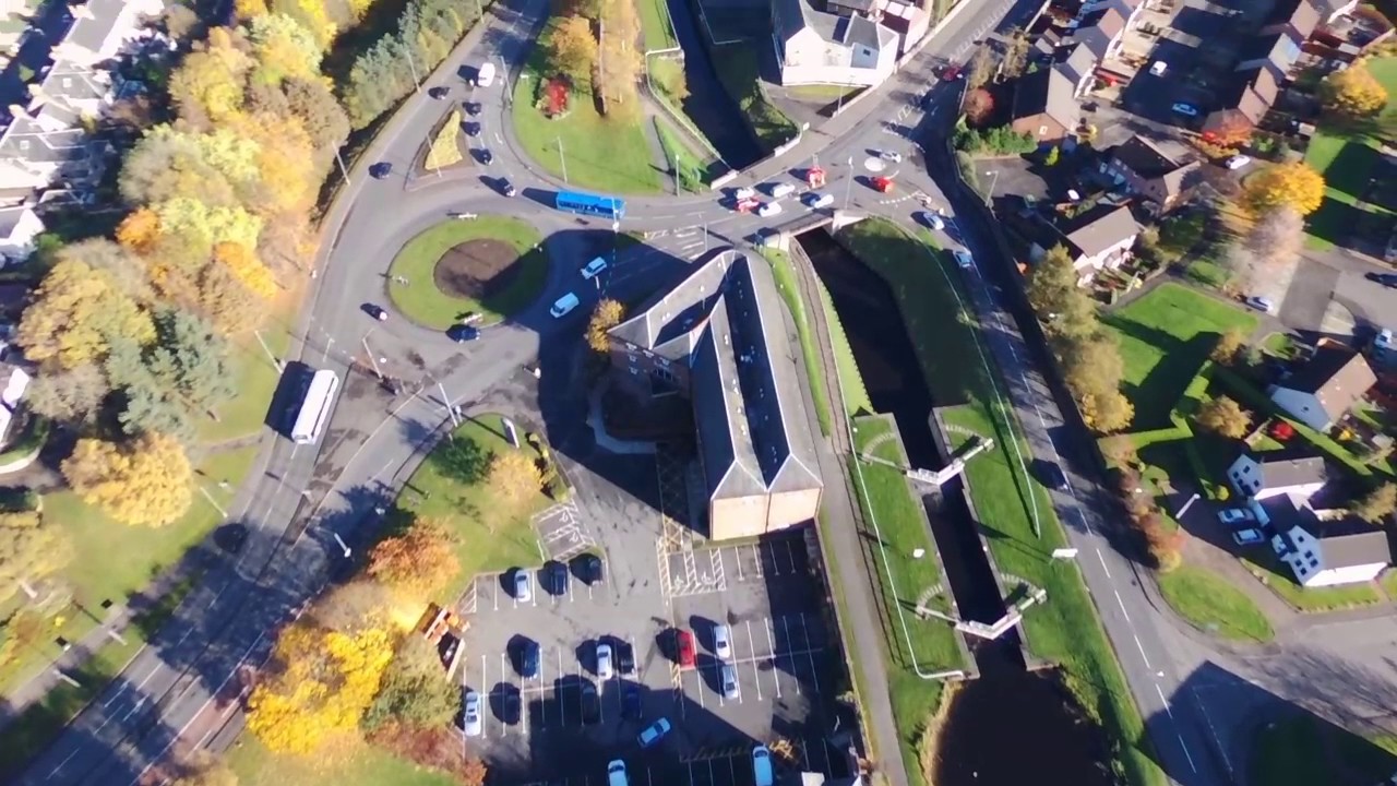 Camelon and West Falkirk from above Beefeater