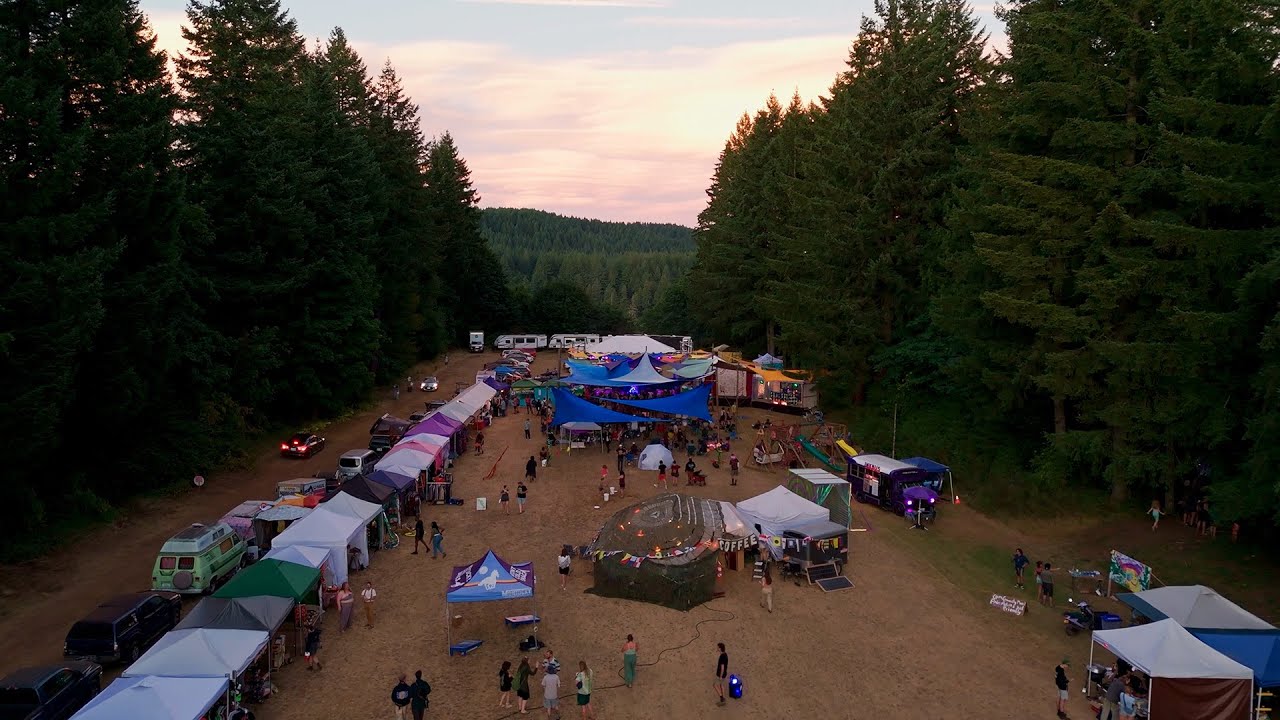 Shady Pines Festival (Aerial Footage)