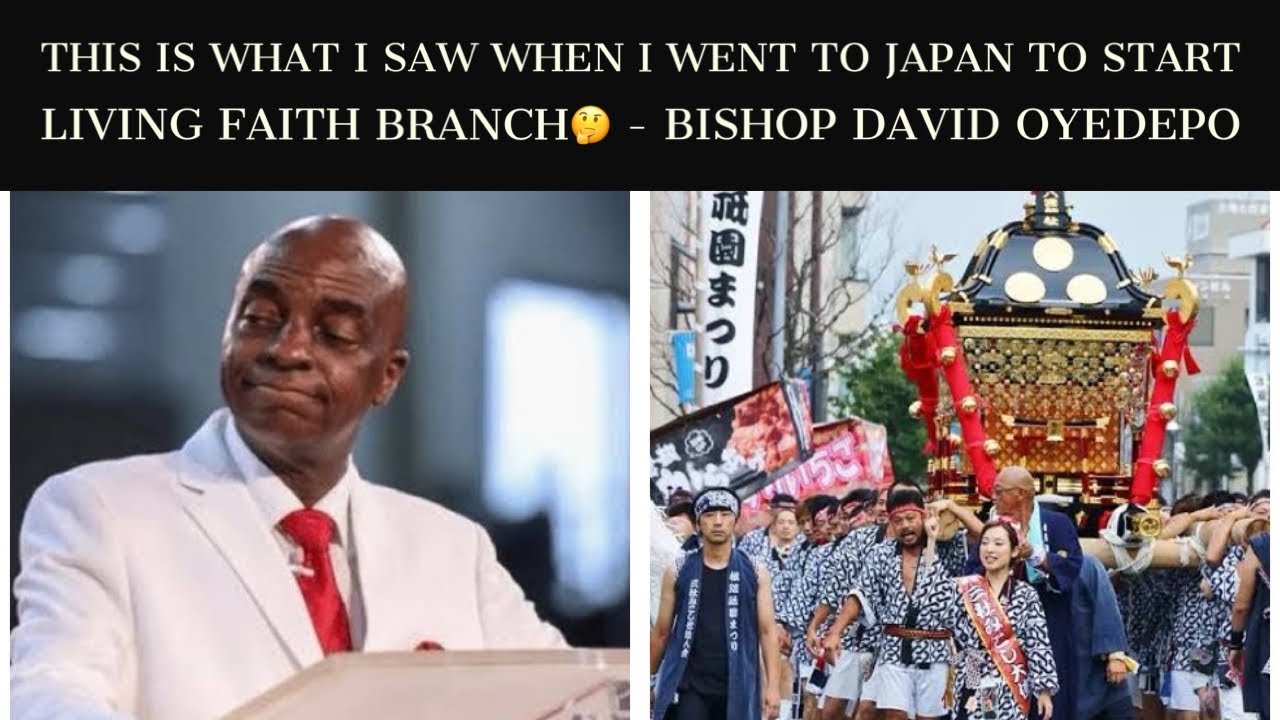 WHAT MY EYES SAW WHEN I WENT TO START A LIVING FAITH BRANCH IN JAPAN😰 I WAS GRIEVED - BISHOP OYEDEPO