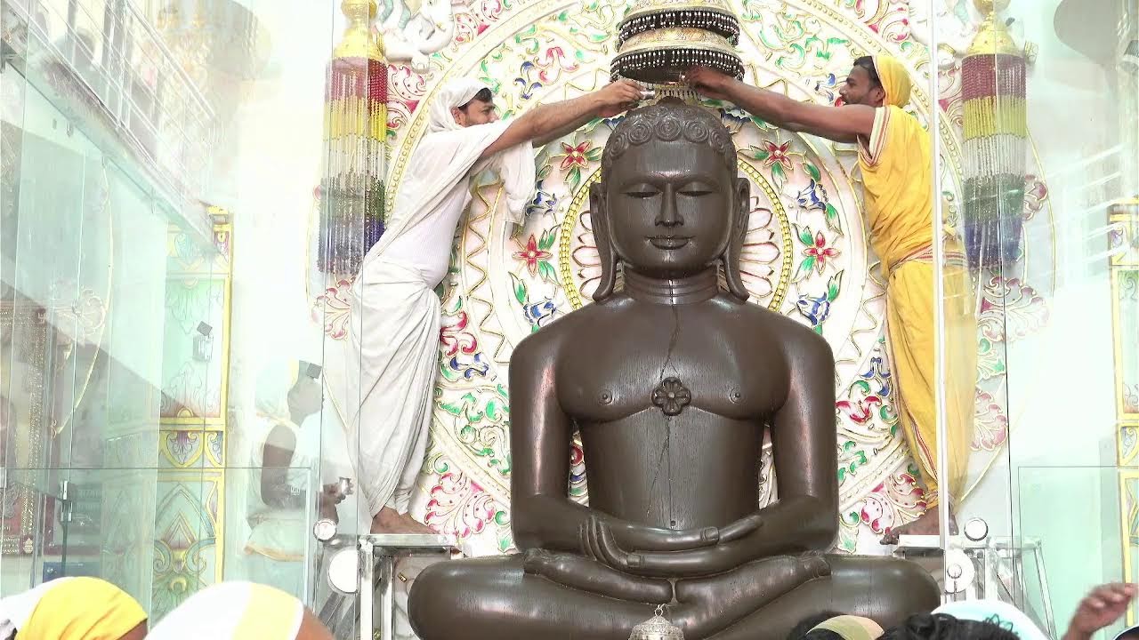 महामस्तकाभिषेक | श्री १००८ शांतिनाथ भगवान | दीनदयाल नगर | होली पर्व दिवस | मकरोनिया | सागर