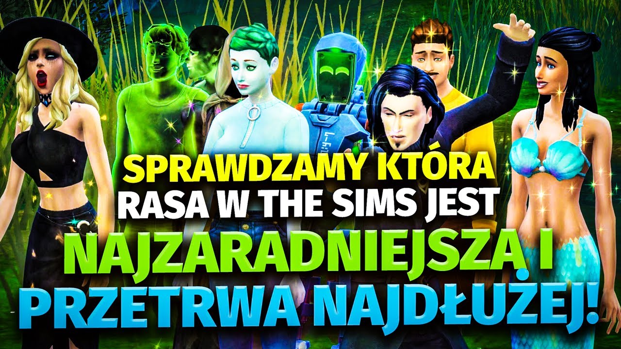 SPRAWDZAMY KTÓRA RASA W THE SIMS PRZETRWA NAJDŁUŻEJ! 🔥😲