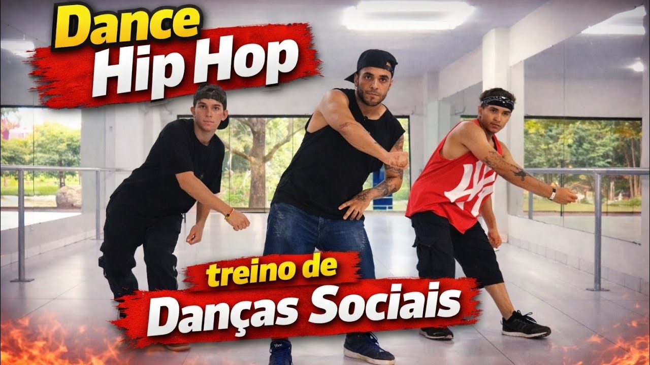 DANCE HIP HOP - aula de Dança Iniciante/ Passos sociais e variações 