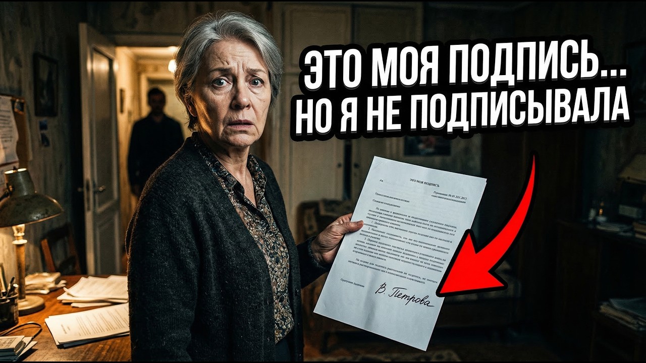 Кто то жил моей жизнью… я поняла это, увидев свою подпись на документе