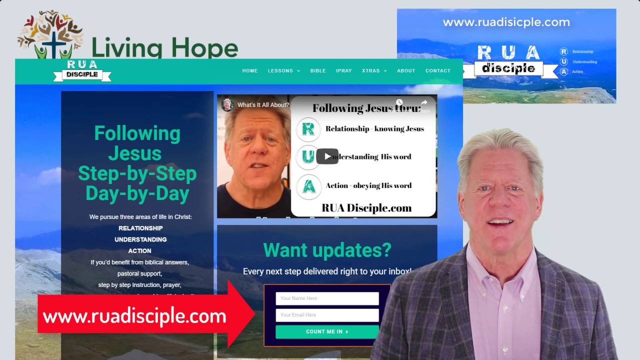 A NEW CHANNEL FOR YOU!  RUA Disciple! On YouTube and the Web! CHECK IT OUT!