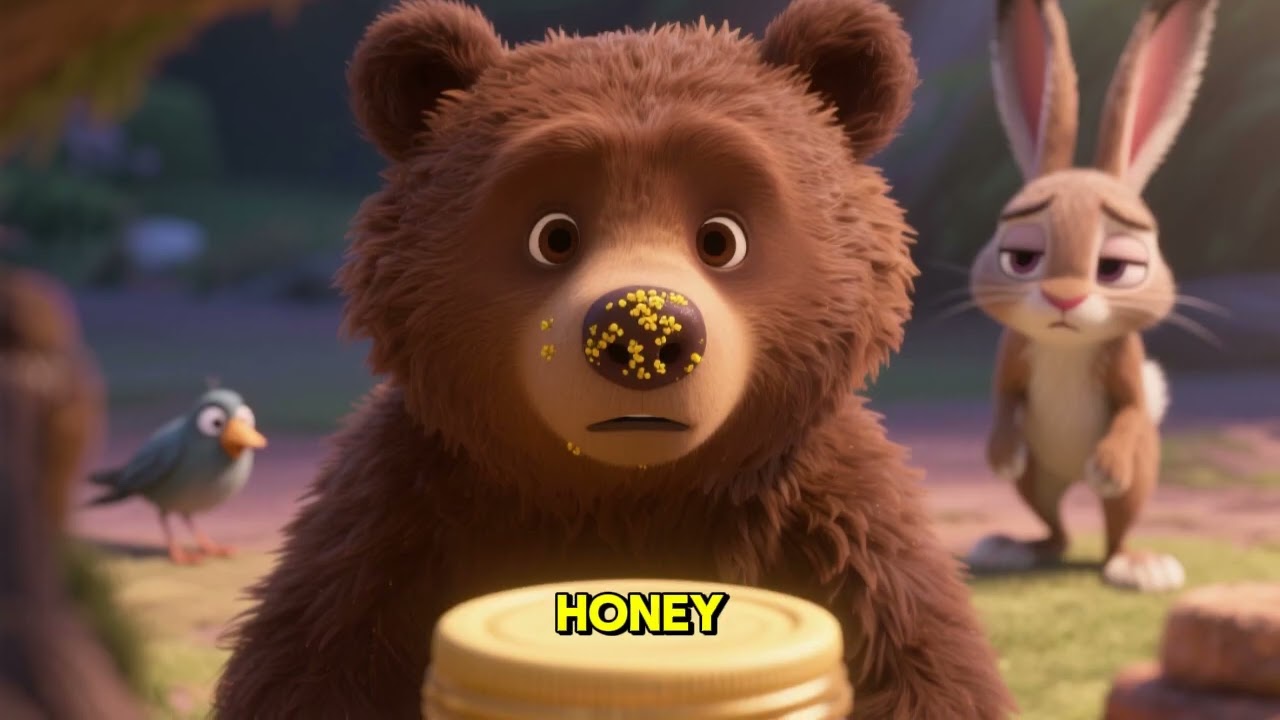 Большой урок медведя о том, как важно делиться 🐻🌲