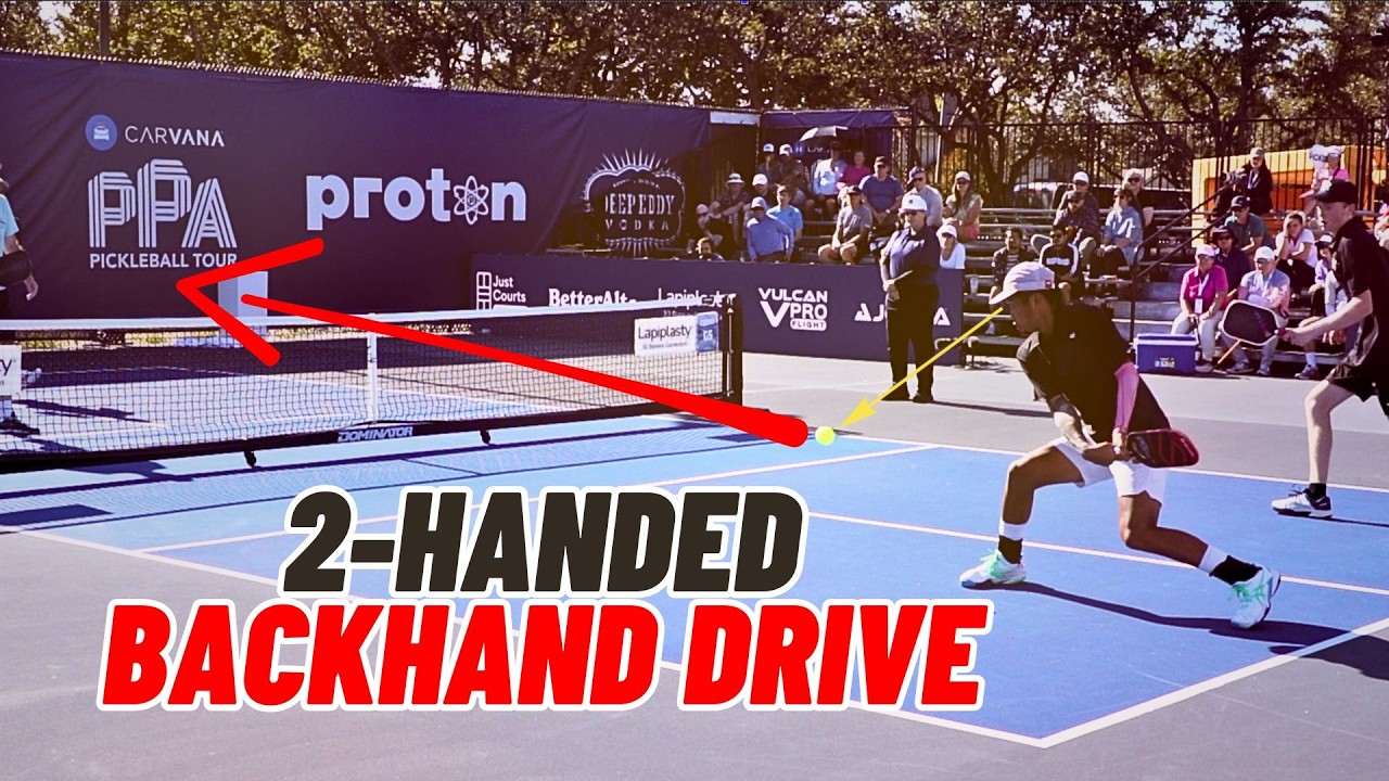 Mastering Two Handed Backhand Drive in Pickleball - details that you may have missed