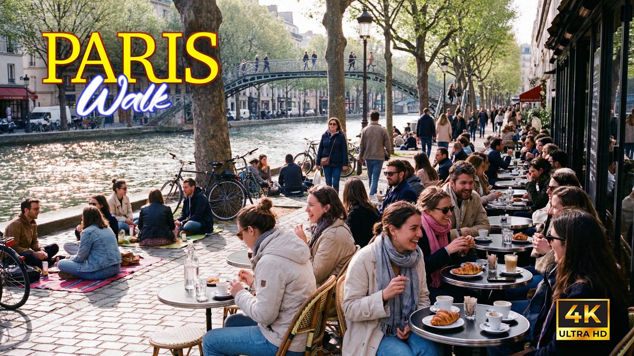 How Locals Enjoy 17°C to 20°C in February 🇫🇷☀️ | Warm Winter Day in Paris (4k)