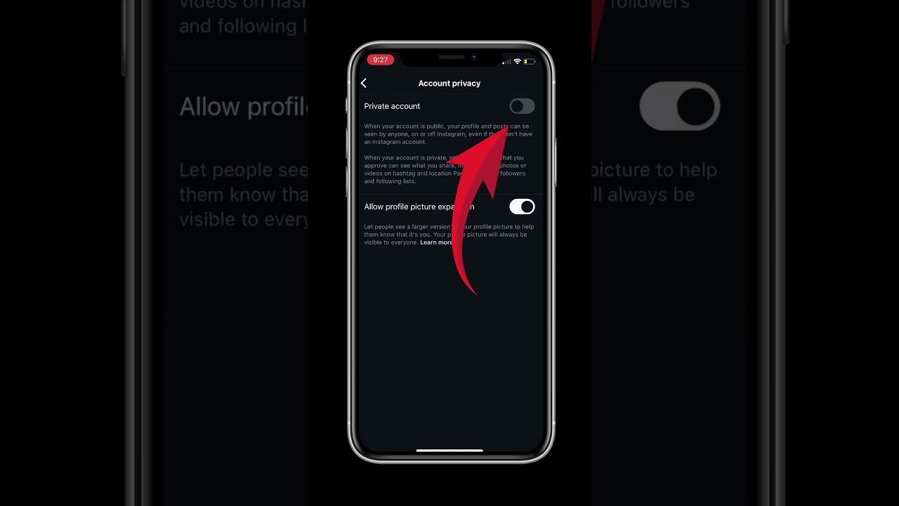 How to Change Instagram public account to Private - Instagram Account Private