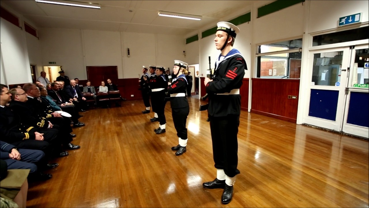 Oxford Sea Cadets show their Drill skills