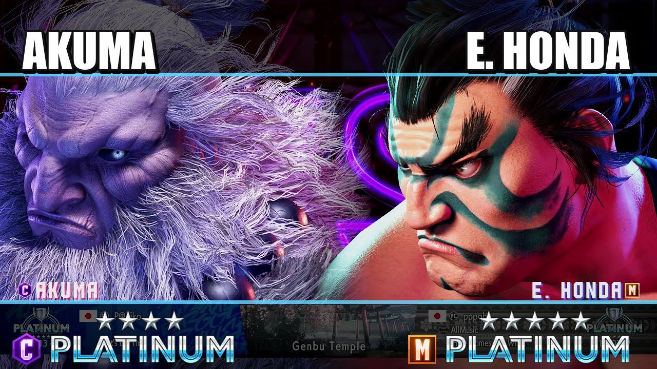 SF6 (C) Akuma vs (M) Honda 12-Jan-2026 - Platinum Ranked Match