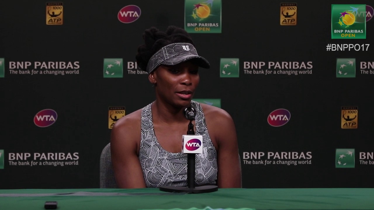 BNP Paribas Open 2017: Venus Williams QF Press Conference